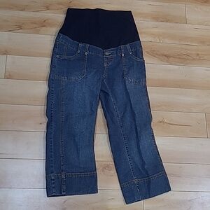 Thyme Maternity women's XS capris jeans